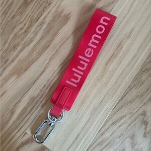 lululemon athletica Red Keychain
